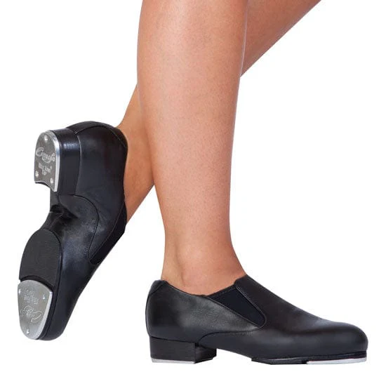Capezio Adult Riff Slip-On Tap Shoes - Black - Image 2