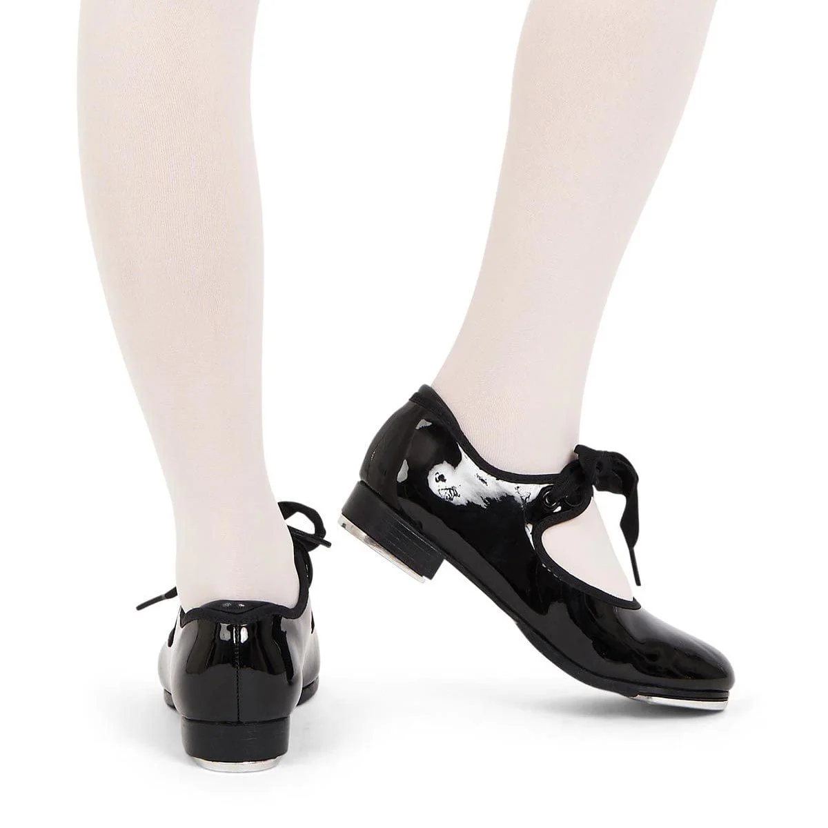 Capezio Child's Shuffle Tap Tap Shoes - Black - Image 2