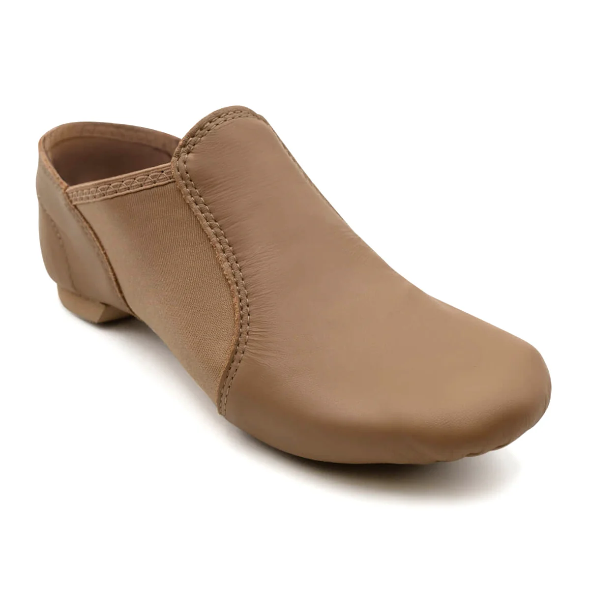 Capezio E-Series Jazz Slip On Jazz Shoes - Caramel