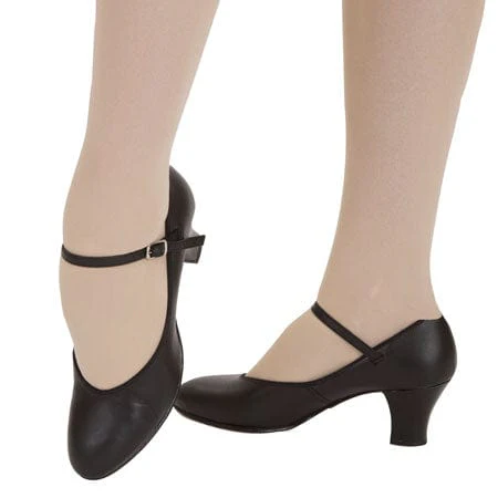 Capezio Student Footlight Character Shoes - Black - Image 2