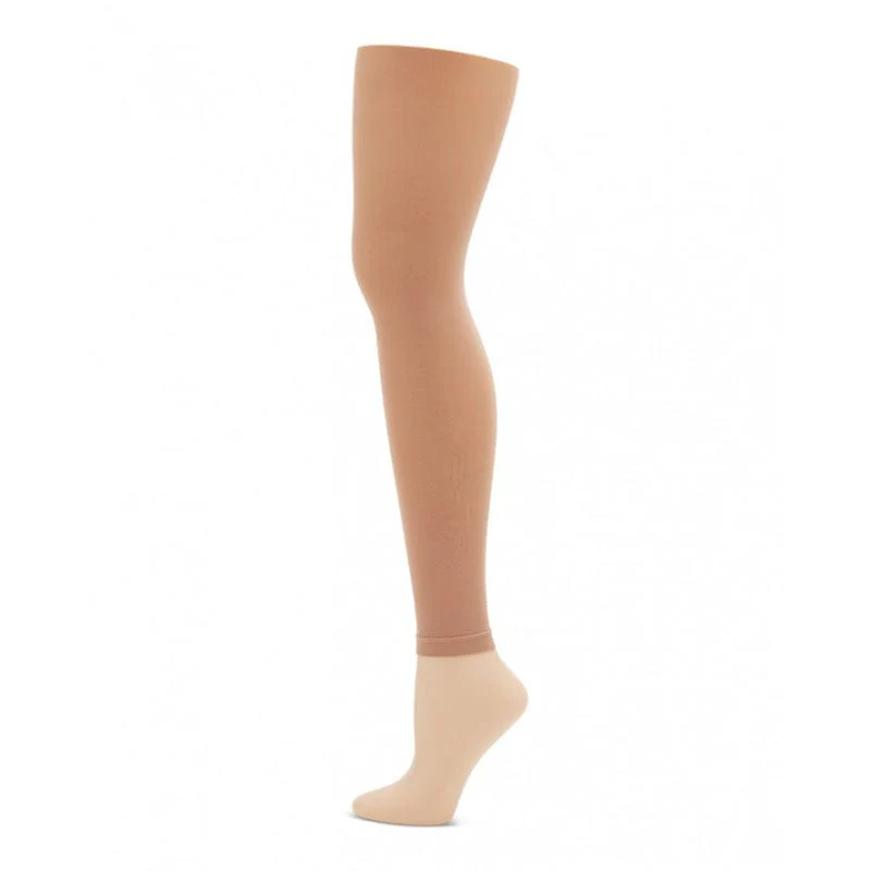 Capezio Ultra Soft Self Knit Waistband Adult Footless Tights - Image 4