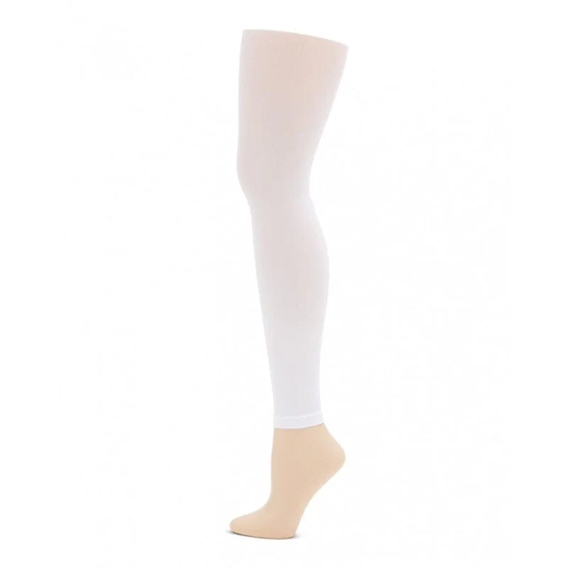 Capezio Ultra Soft Self Knit Waistband Girl's Footless Tights - Image 5