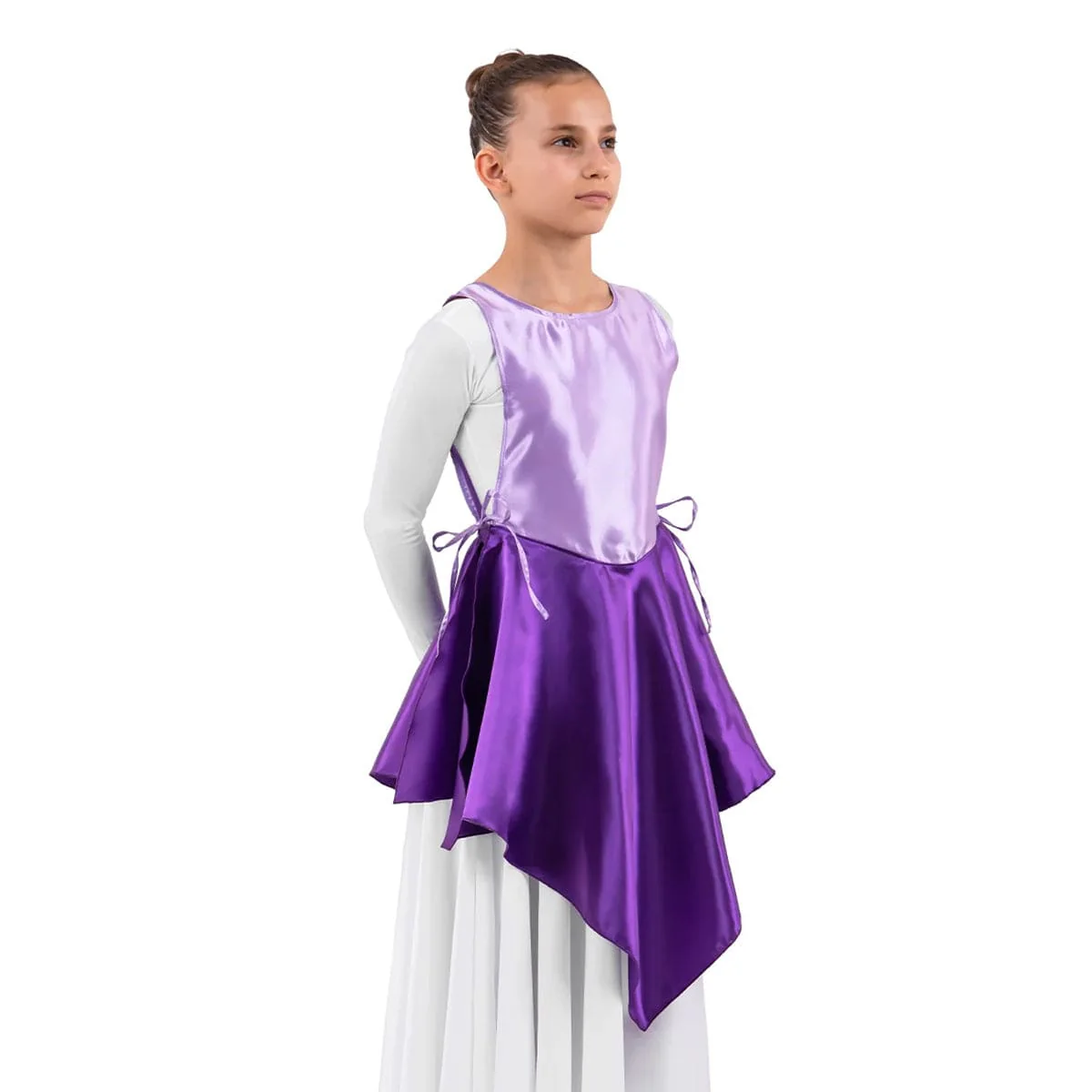Eurotard Adult Rose of Sharon Satin Peplum Ephod - Image 9