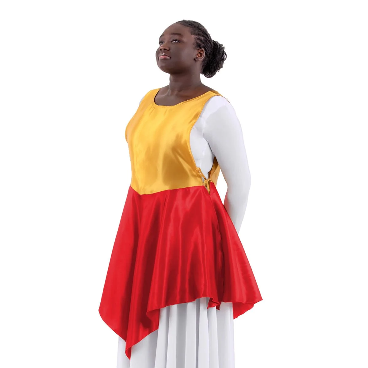 Eurotard Child Rose of Sharon Satin Peplum Ephod - Image 4
