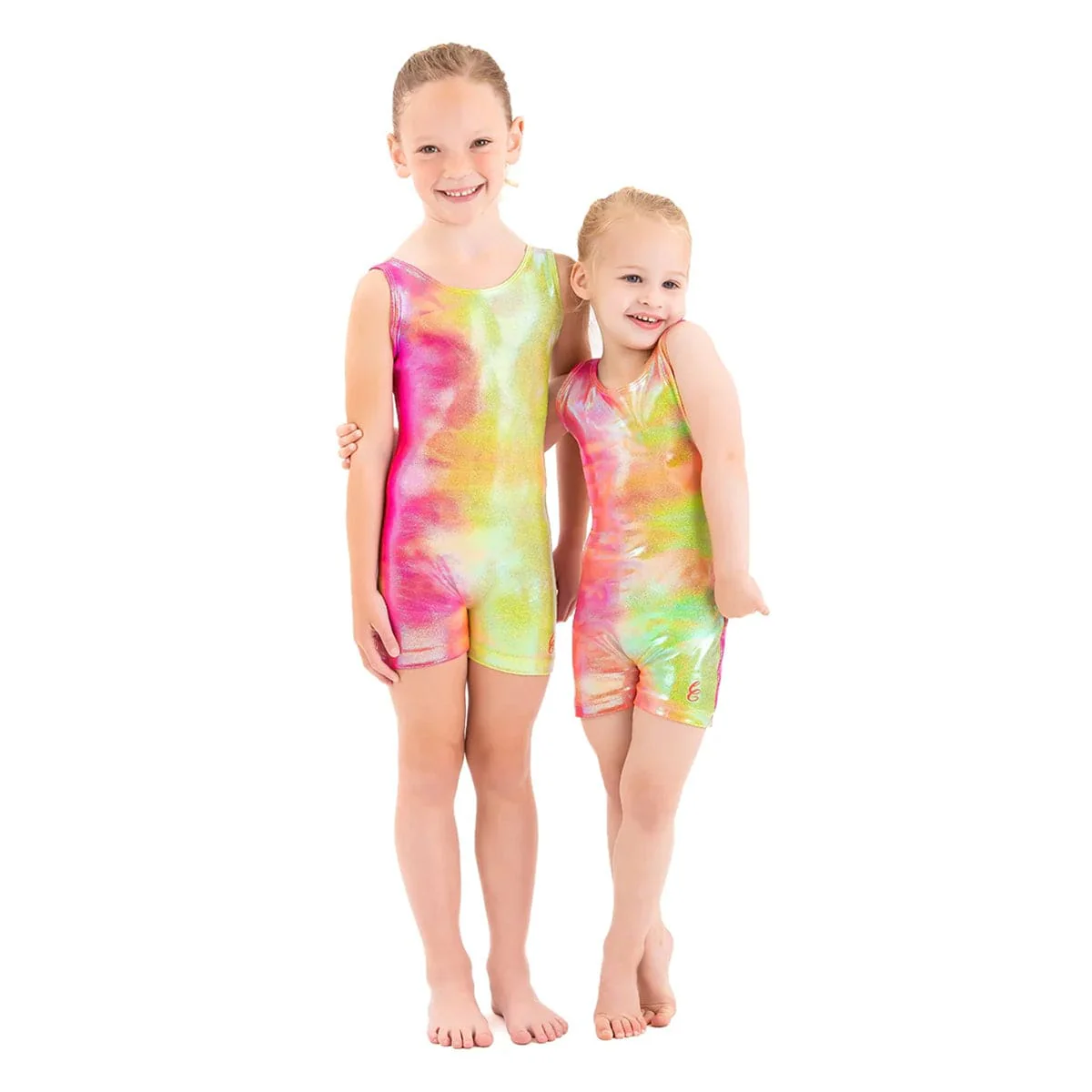 Eurotard Girls Splash Tank Gymnastics Biketard