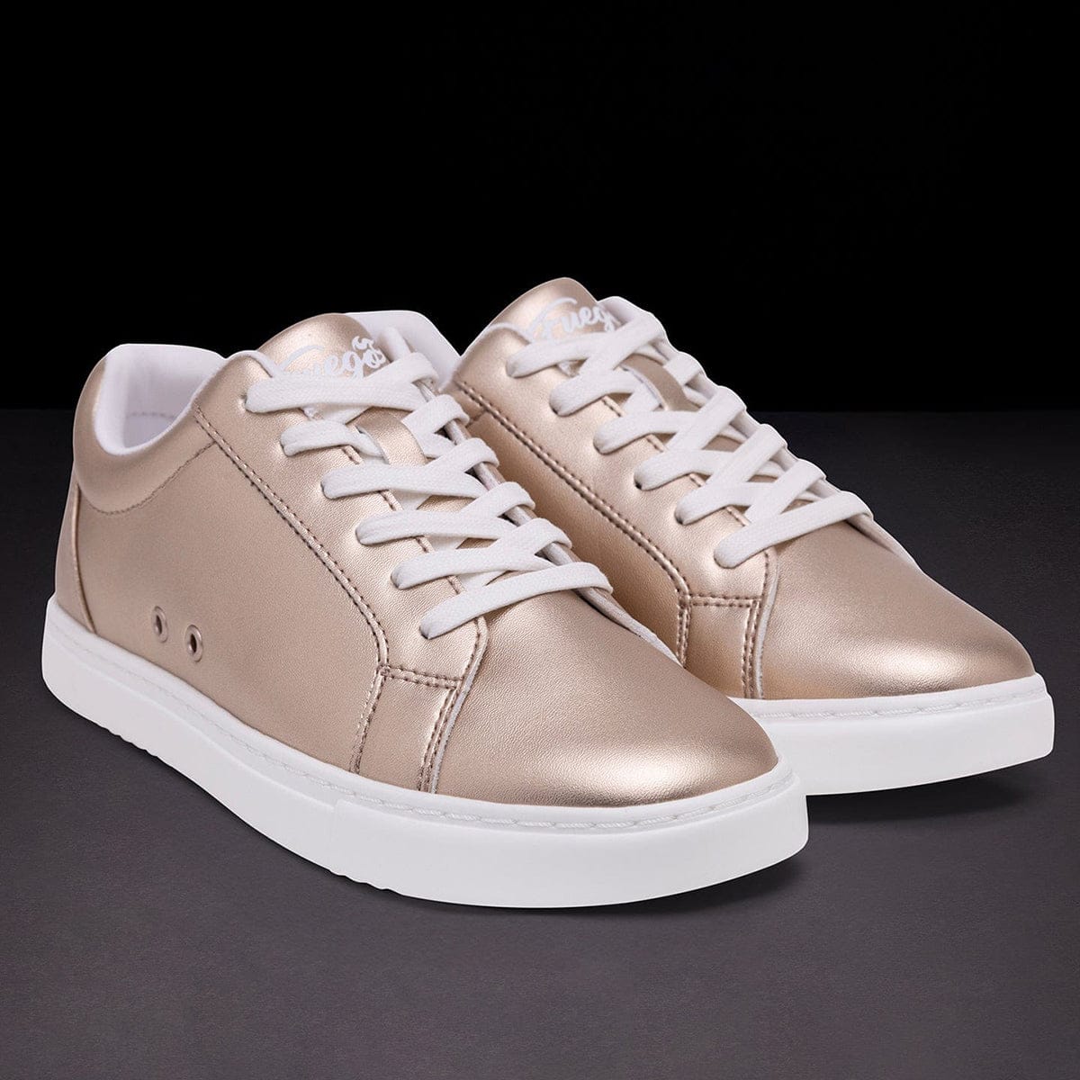 Fuego Adult Low-Top Dance Sneakers - Rose Gold