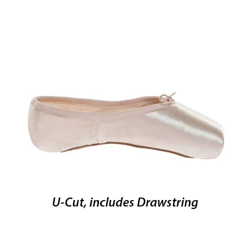 Russian Pointe Sapfir U-Cut Drawstring Pointe Shoes - Flexible Soft Shank - Image 4