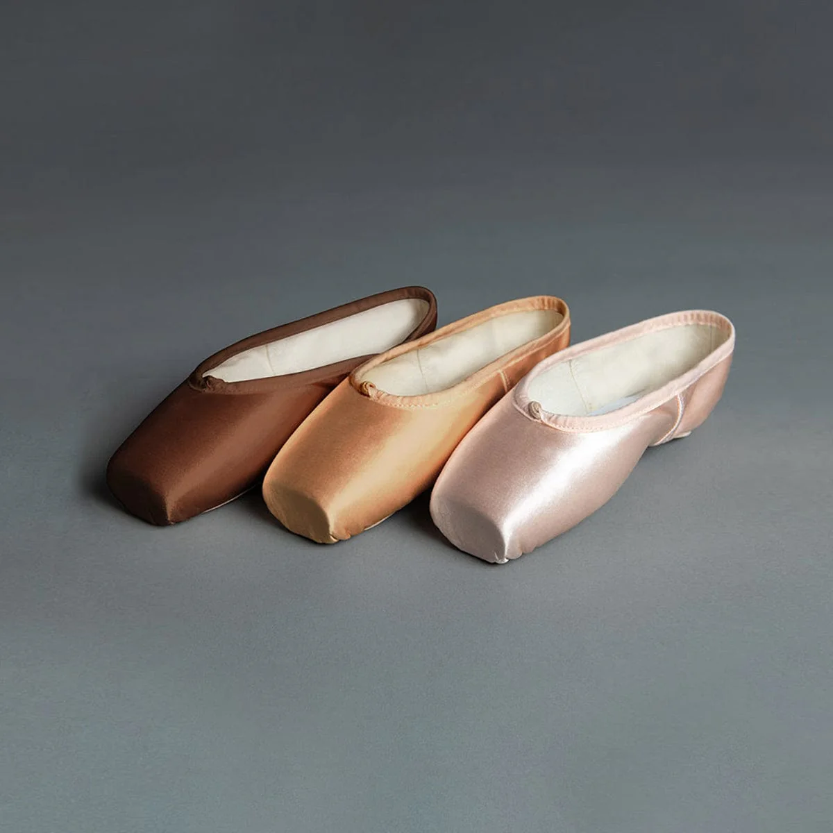 Suffolk Spotlight Pointe Shoes - Standard Shank Brown - Image 2